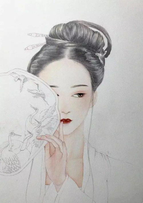 古风人物水彩画教程,接好了