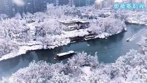 杭州雪景一个字 美