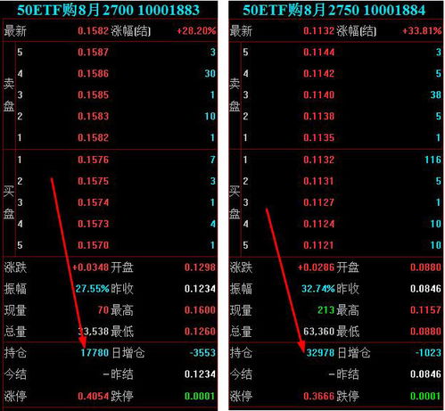 期权50etf合约的持仓信息的合约市值是怎样计算