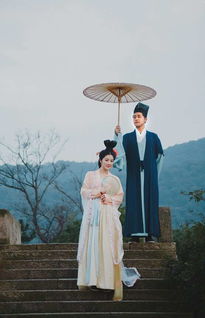 汉服婚纱照 拍出中式传统美感