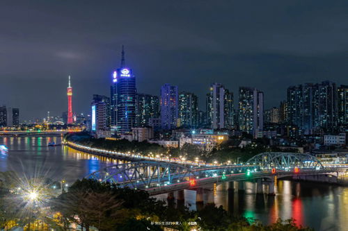 广州海珠广场 老中轴线上的夜景拍照打卡点 