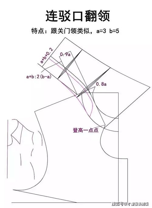 领子制版教程20种领型裁剪纸样 才智服装 