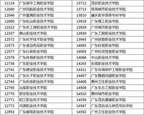3 证书,可以报考广东省内的哪些大专院校 