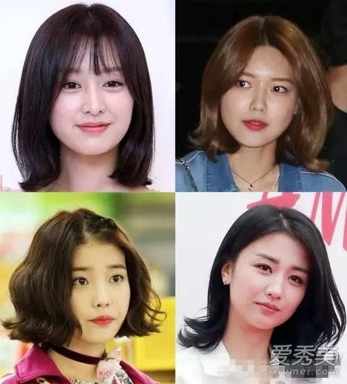 不同脸型剪短好看头发的秘诀是什么 看那个韩国女演员 