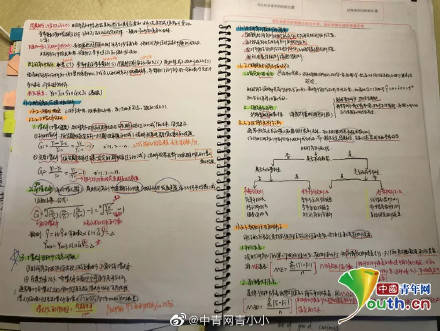 考研417分 女生考研笔记被 疯抢