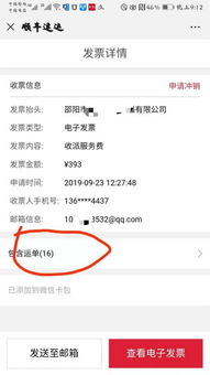 顺丰电子发票运单明细在哪 
