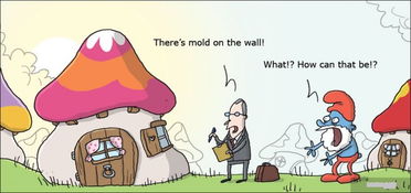 趣味图片英语笑话 mold 霉菌 双语