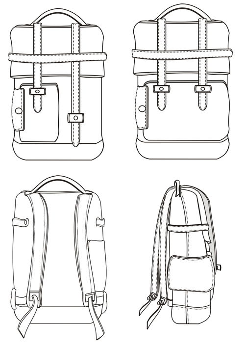 背包设计怎么弄好看？背包的设计怎么画(背包的设计图)