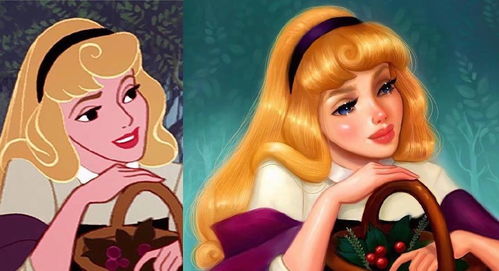 当迪士尼公主开启 十级美颜 ,灰姑娘容光焕发,最美还是花木兰