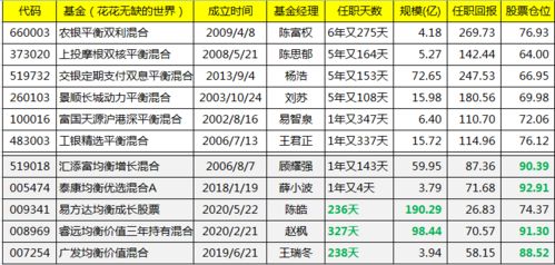 10只均衡风格的基金筛选