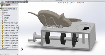 猫捉老鼠的自动机设计模型