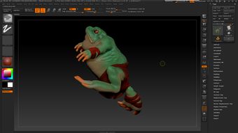 从 ZBrush 到3D 打印 一个全彩气功蛤蟆大师手办制作过程