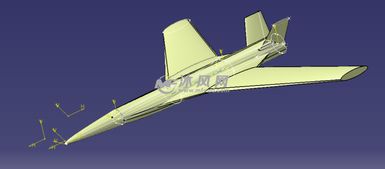 军用飞翼无人机外形设计